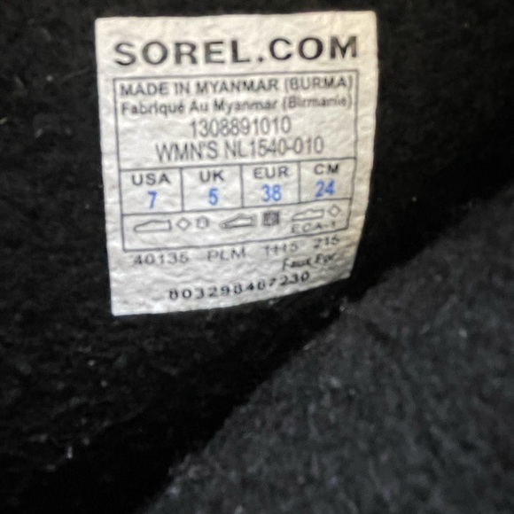 Sorel winter boots - women’s size 7 - Picture 4 of 4